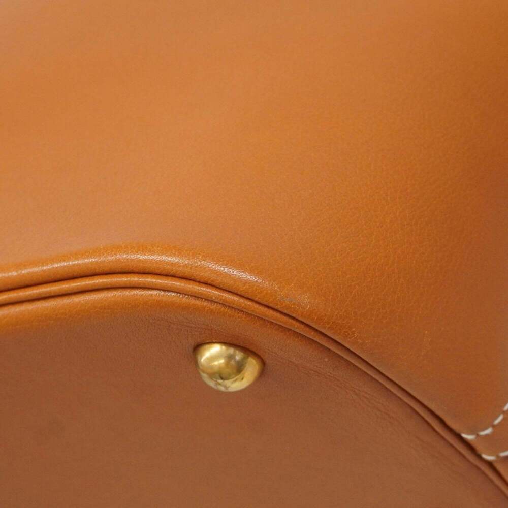 Hermes Bolide 35 Handbag, Veau Gulliver Leather, Gold, ○W Stamp, 2-way bag fo... - Picture 6 of 14